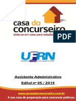 Apostila Ufrn 2015 Assistenteadministrativo 1