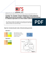 Center To Center Chain Distance Calculations