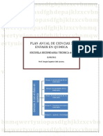 Plan Anual de Ciencias 3 Enfasis en Quimica