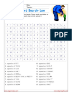 Adjectives Wordsearch PDF