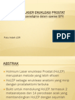 Holmium Laser Enukleasi PADA Prostat