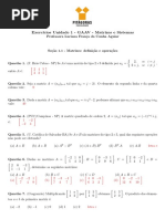 (20170813232447) Exercícios 1 - Matrizes e Sistemas