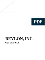 Case Study 6 Revlon, Inc.