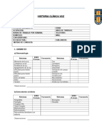 Historia Clínica Voz