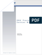 ONU Provisioning and Services Manual v5.0.1