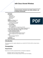 Using Vlans With Cisco Aironet Wireless Equipment