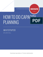 How To Do Capacity Planning: Whitepaper