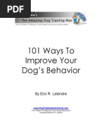 101 Ways To Improve Your Dogs Behavior