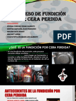 Ventajas de La Fundicion Por Cera Perdida