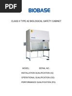 3Q (IQ OQ PQ) Biosafety Cabinet