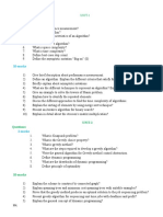 Daa-2marks and 10 Marksdescriptive Questions