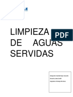 Limpieza de Aguas Servidas Informe