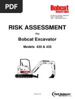 Risk Assessment - Zeroswing Excavator