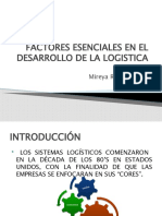 Factores Esenciales en El Desarrollo de La Logística - PEND