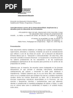 Interculturalidad Aspectos Importantes PDF