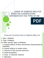 Etiopathogenesis of Diabetes Mellitus