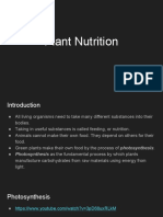 Plant Nutrition