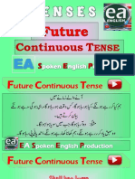 Future Continuous Tense in Urdu by EA Spoken English With Emran Ali Rai On YouTube