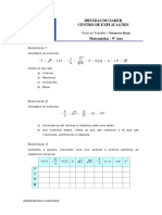 Ficha de Trabalho Numeros Reais