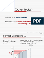 Infinite Series PDF