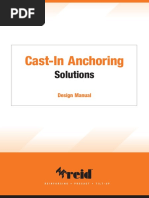 Reid Cast-In Anchoring Solutions Design Manual