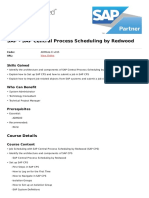 Sap Central Process Scheduling by Redwood