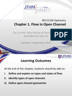 Chapter 1. Flow in Open Channel: Tan Lai Wai, Wan Afnizan & Zarina MD Ali Laiwai@uthm - Edu.my Updated: September 2014