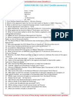 WWW - Qmaths.in: 1000 GK QUESTIONS FOR SSC CGL 2017 (With Answers)