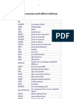 Acronyms & Abbreviations