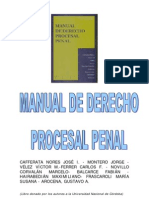 Manual de Derecho Procesal Penal - Cafferata Nores y Otros