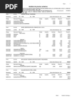 Analisis de Costos Unitarios Muro de Contencion de Piedra