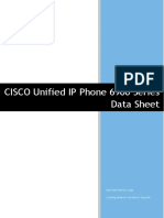 Cisco Unified Ip Phone 6900 Series Datasheet