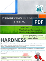 Introduction Hardness Testing