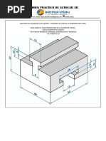 2do Examen Practico de Autocad 3d