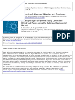 Abouhamze, Aghdam, Alijani - 2007 - Bending Analysis of Symmetrically Laminated Cylindrical Panels Using The Extended Kantorovich Method