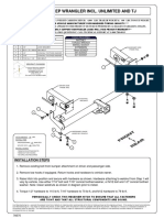 1997-2006 Jeep Wrangler Incl. Unlimited and TJ 13430: Installation Steps