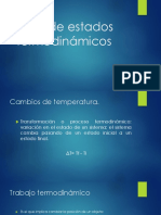 Tipos de Estados Termodinámicos