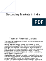 Secondary Markets in India