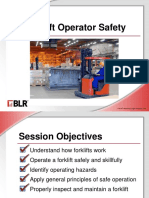 Forklift Operator Safety English