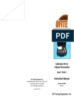 OFITE Calibration Kit For 6-Speed Viscosimeters