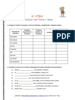 Exercícios Com Tempos e Modos PDF