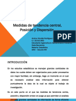 Medidas de Tendencia Central, Posición y Dispersión