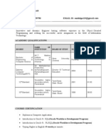 G.N. Senthilkumar: Degree Name OF Institution Board of Study Year of Pass % Marks