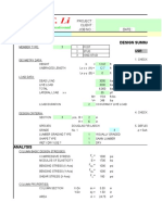 Wood Column Design Input Data Design Summary: Project: Client: Job No.: Date