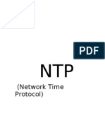 NTP Protocolo Del Tiempo de Red