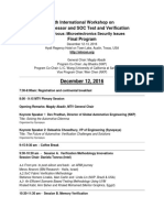 17th International Workshop On Microprocessor and SOC Test and Verification. Special Focus - Microelectronics Security Issues.