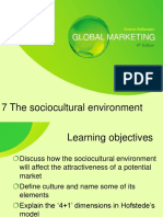 Global Marketing: 7 The Sociocultural Environment