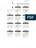 Calendario Laboral Sevilla