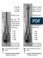 Worksheet - Strings of The Violin