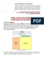 LOPEZ Como Construir Matrices de Valoracion 2014